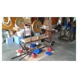 WEIGHT BENCH W/WEIGHTS DP & TED WILLIAMS WEIGHTS