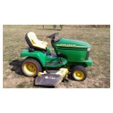 JD 335 20 HP V-TWIN 48" CUT RIDING LAWN MOWER,