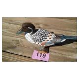WOOD CARVED DUCK