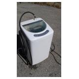 HAIER PORTABLE CLOTHES WASHER, LIKE NEW