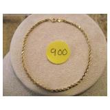 14KT. GOLD CHAIN BRACELET