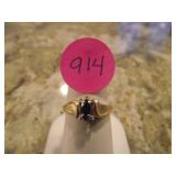 14KT SAPPHIRE RING....7