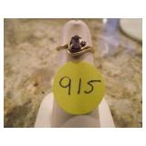 10KT. AMETHYST RING...3-3/4