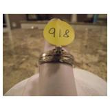 10KT. LADIES WEDDING SET