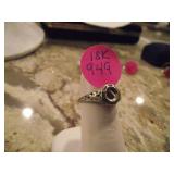 18KT RING...NO STONE...5-1/2