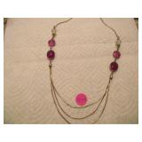 VINTAGE PURPLE NECKLACE