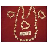 SET OF NECKLACE, BRACELET, ETC.