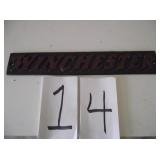 CAST IRON WINCHESTER DISPLAY