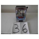 OLD SLOT MACHINE BANK - WORKS