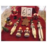 ANTIQUE CHRISTMAS CANDLE LOT