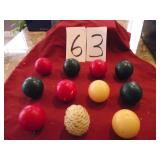 ANTIQUE CHRISTMAS CANDLE LOT