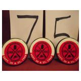 3 SCHUTZENFEST PINS 1968 ORIGINAL