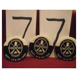 3 SCHUTZENFEST PINS 1969 ORIGINAL