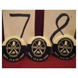 3 SCHUTZENFEST PINS 1969 ORIGINAL