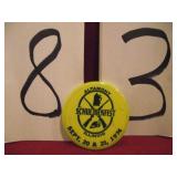 1 SCHUTZENFEST PINS 1974 ORIGINAL