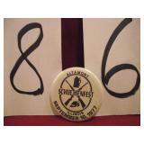 1 SCHUTZENFEST PINS 1977 ORIGINAL