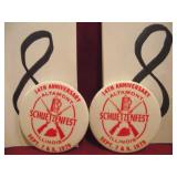 2 SCHUTZENFEST PINS 1979 ORIGINAL