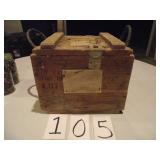 VINTAGE AMMO FUZE BOX