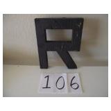 OLD VINTAGE STORE FRONT LETTER