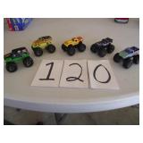 5 TRUCK TOYS - GRAVE DIGGER