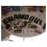 LARGE TRAIN SET LOT....2 ENGINES & MUCH MORE