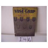 ANTIQUE VICE-GRIP WRENCH STORE DISPLAY ADVERTISING