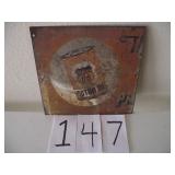 ANTIQUE PHILLIPS 66 MOTOR OIL METAL SIGN