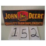 ANTIQUE JOHN DEERE SIGN "REAL" 4 LEGGED DEERE