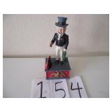 ANTIQUE CAST IRON UNCLE SAM BANK