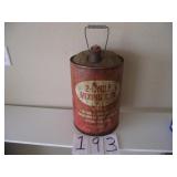 VINTAGE 5 GAL. BOAT MOTOR /BIKE /BUGGIE MIXING CAN