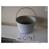 VINTAGE GALVANIZED BUCKET