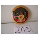 DAZEY CHURN ADVERTISING SIGN