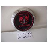 NEON DODGE STORE DISPLAY CLOCK