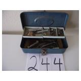 OLD TOOLBOX W/ TOOLS