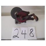 ANTIQUE HAND CRANK GRINDING WHEEL