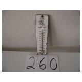 ANTIQUE THERMOMETER WALK FUNERAL HOME