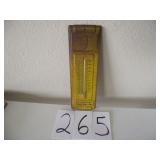 ANTIQUE THERMOMETER NEWSPAPER