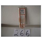 ANTIQUE THERMOMETER AMOCO MILLER OIL CO.