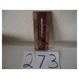 VINTAGE WOOD W/ DUCK THERMOMETER