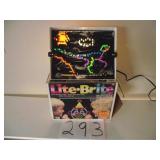 VTG. LITE BRITE..WORKS, LOTS OF PIECES