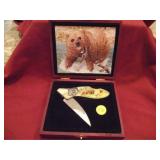 KNIFE IN CASE...ADVERTISING