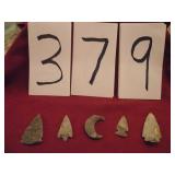 5 ARROWHEADS