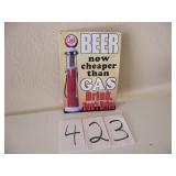 GASOLINE METAL SIGN