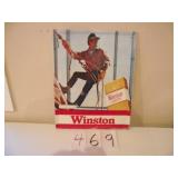 WINSTON METAL SIGN