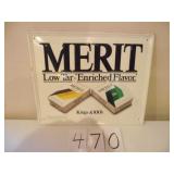 MERIT METAL SIGN