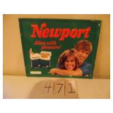 NEWPORT METAL SIGN