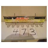 ANTIQUE METAL SPEEDBOR DRILL BITS RACK