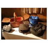 PICNIC BASKETS, THERMOS SET, ETC