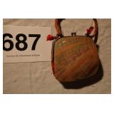 OLD MOTHER OF PEARL PURSE