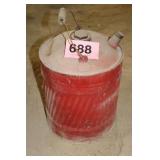 OLD 5 GALLON GAS CAN